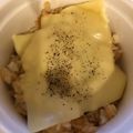 ゆかりりりー's cooksnap of when they made ランチ?夜食?バター醤油ライスonチーズ.