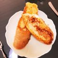 3asaki's cooksnap of when they made 簡単♡ハニーフレンチトースト.