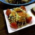 鳳蝶Ageha's cooksnap of when they made 柿とキャベツの塩昆布サラダ(*´∀｀*).