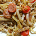 ﾋﾟﾛﾐ♡'s cooksnap of when they made ハムともやしのコスパ焼きそば♪.