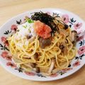 ★たーこ★'s cooksnap of when they made わさびバター風味＊明太子としめじのパスタ.