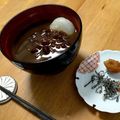 モリトン's cooksnap of when they made 黒糖小豆のおしるこ❀.