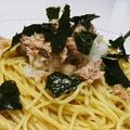 風の谷のいなみ's cooksnap of when they made 和風シーチキンパスタ.