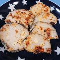 クックUSPNOC☆'s cooksnap of when they made ♡レンコンはんぺんチーズ包み焼き♡.