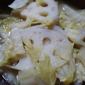 Ｍぱん's cooksnap of when they made 花粉症対策！蓮根舞茸白菜の味噌汁.