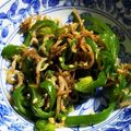 Jyohana's cooksnap of when they made ピーマンとちりめんじゃこの炒め物.
