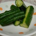 クックG2ZC42☆'s cooksnap of when they made ラリーノ(ミニきゅうり)の浅漬け☆.