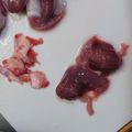わかゆき♡'s cooksnap of when they made 砂肝 簡単 下処理☆ ピーラー.