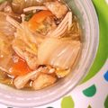 ぐりtoぐら's cooksnap of when they made 白菜たっぷりの鶏肉スキヤキ風煮込み.