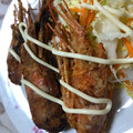 たべたべこ's cooksnap of when they made 捨てずに節約【エビ頭唐揚げのサラダ仕立】.