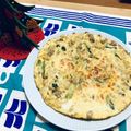 harufokko's cooksnap of when they made グリルパン♪焼きチーズ×オープンオムレツ.
