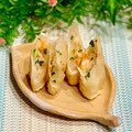 なつき☆ミ's cooksnap of when they made エビとはんぺんの春巻き.