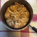 yoken201's cooksnap of when they made ひじきと鶏挽肉の袋煮.