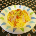 龍青空ママ's cooksnap of when they made 5分。とろとろ卵のチーズトマト炒め.