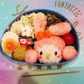 Ｓｔｉｔｔｃｈママ's cooksnap of when they made マイメロちゃんおにぎり＊キャラ弁.