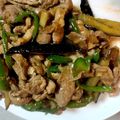 ねもかほ's cooksnap of when they made 茄子とピーマンのチンジャオロース風.