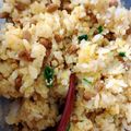 ichigomogo's cooksnap of when they made レンジ使用！５分で納豆チャーハン.