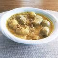 ラメゾンブラン's cooksnap of when they made 簡単☆里芋とひき肉のカレー風味.