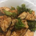 ぺる〜ん's cooksnap of when they made 鶏とブロッコリーのさっぱり梅マヨ炒め.