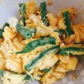 クックTHM5YF☆'s cooksnap of when they made スナップエンドウの卵炒め♪春香る♪.