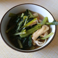 松潤LOVE♥️♥️'s cooksnap of when they made 麺つゆで簡単☆小松菜と揚げの煮びたし.