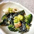 ころんぴ's cooksnap of when they made ブロッコリーと竹輪とワカメのわさマヨポン.