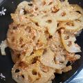 tetu＆natu's cooksnap of when they made プチッ♪シャキシャキ♪蓮根たらこキンピラ.