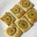 お気楽ばあや's cooksnap of when they made トースターで簡単　ひとくちバナナパイ.