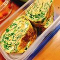 黒胡椒多め好き's cooksnap of when they made お弁当にも最適♪ニラの厚焼き卵.
