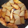 もけと's cooksnap of when they made 大根とごぼう天の炊いたん.