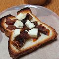おひさま太陽's cooksnap of when they made ハマるおいしさ☆干し柿チーズトースト.