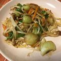 クック3754ZM☆'s cooksnap of when they made 冷やし中華麺があんかけかた焼きそばに.