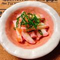 のんべぇヒロ's cooksnap of when they made 超簡単おつまみ！蒲鉾と明太子の胡麻油和え.