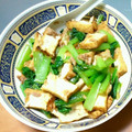 うさぴこさん's cooksnap of when they made 絶対うまっ！小松菜と厚揚げのツナ炒め.