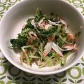 Faiza's cooksnap of when they made 水菜とカニカマのさっぱりサラダ♪.