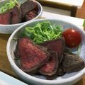 matzoo's cooksnap of when they made 輪島の塩を使ったローストビーフ♬.