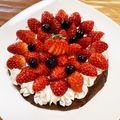 TSUBA♡mama's cooksnap of when they made 簡単ダブルベリーのガトーショコラ♪.