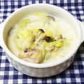 あほあこ's cooksnap of when they made 鶏もも肉、白菜、しめじのホワイトシチュー.