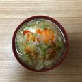 かおり♡♡♡'s cooksnap of when they made 【風邪】卵と千切りキャベツの味噌汁.