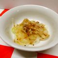 お魚キッチン's cooksnap of when they made 鶏皮と玉ねぎのサッパリ♪鶏皮ポン酢♡.