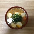 かおり♡♡♡'s cooksnap of when they made ❄︎お鍋の残りでリメイク美味お味噌汁❄︎.