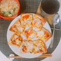 クックBEXVDN☆'s cooksnap of when they made 余った餃子の皮で簡単もやしスープ！.