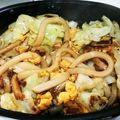 mikata11's cooksnap of when they made きゃべつ焼きうどん♪.