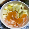☆あいちゃん's cooksnap of when they made 朝食に☆みかんと林檎のヨーグルト蜂蜜.