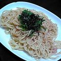 亜久里's cooksnap of when they made 失敗ナシでおいしいクリームたらこスパ☆.