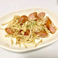 masuo33's cooksnap of when they made ゴマの風味・ウインナーとエノキ炒め.