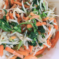 aoooi2009's cooksnap of when they made ほうれん草ともやしのツナ入りごま和え.