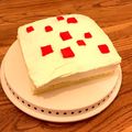 nari2saki's cooksnap of when they made マインクラフト ケーキ.