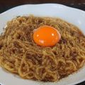 プニのふ04's cooksnap of when they made 汁なしインスタント混ぜラーメン.