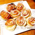 mmtkr's cooksnap of when they made ローズアップルパイ.